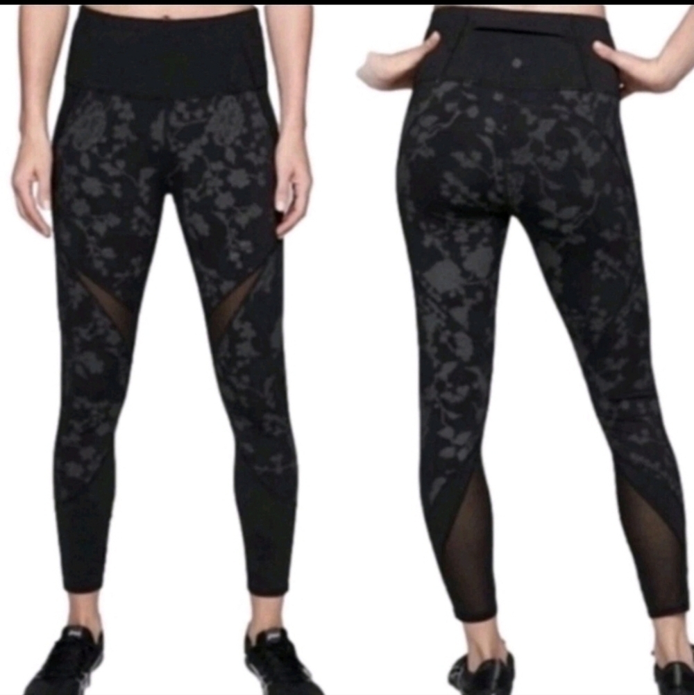 Athleta Women's Size XXS Black Moonlight Precision Compression Tight Leggings